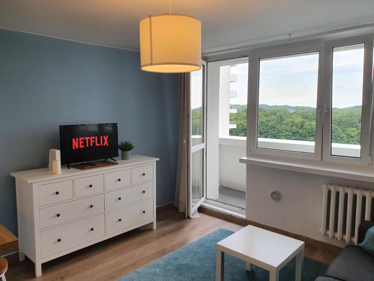 Modern Studio Apartment At Park&Stadium Near City Center Apartament Katowice